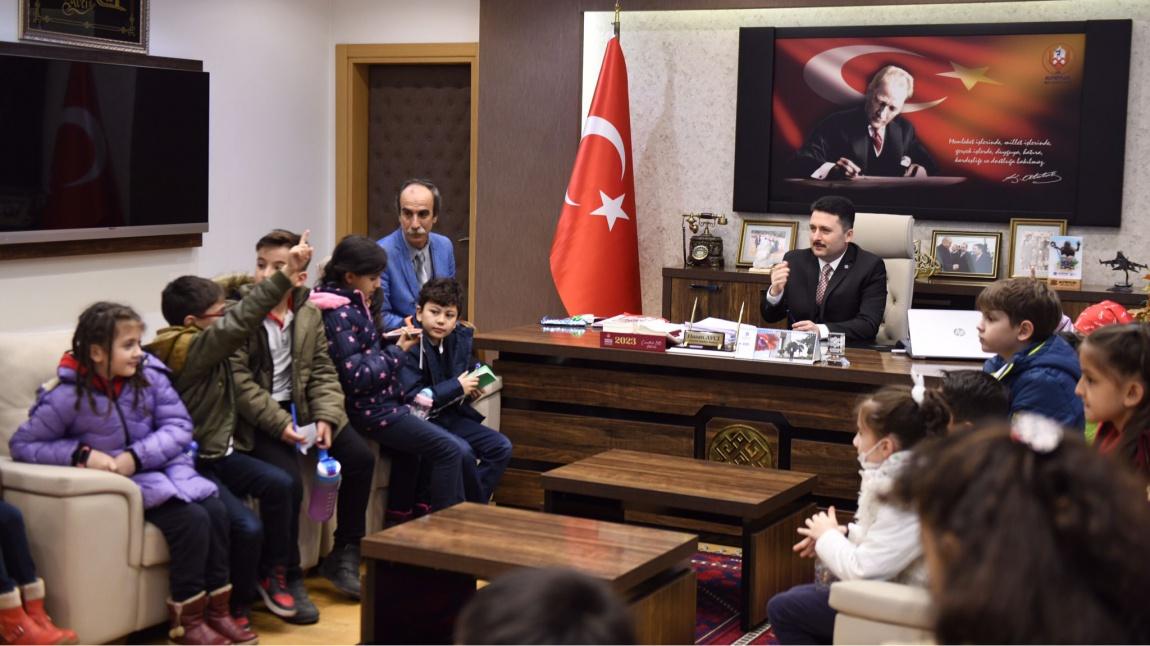 Öğrencilerimizin Belediye Başkanı Sayın Hasan Avcı'yı Ziyareti